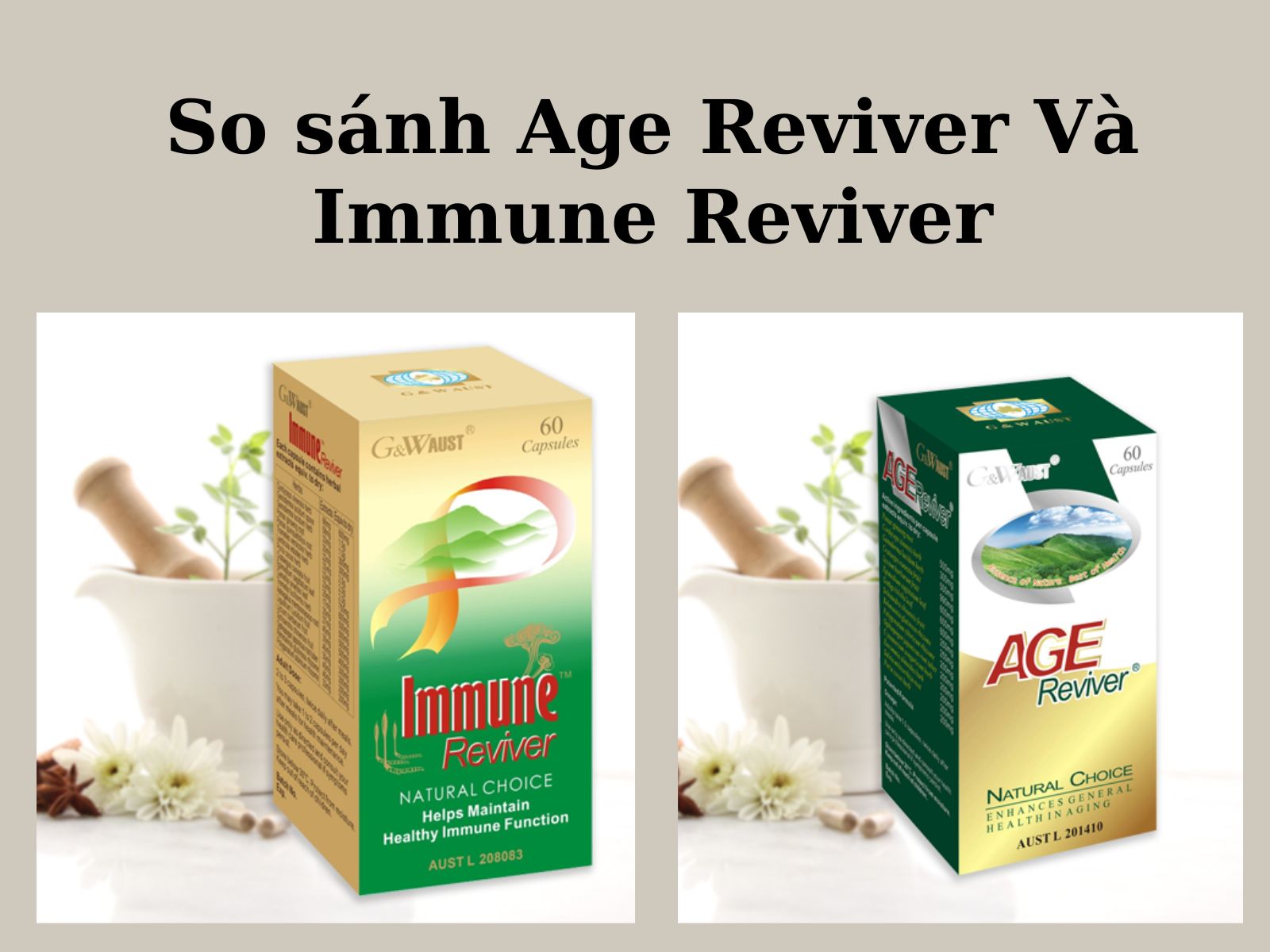 So sánh Age Reviver và Immune Reviver