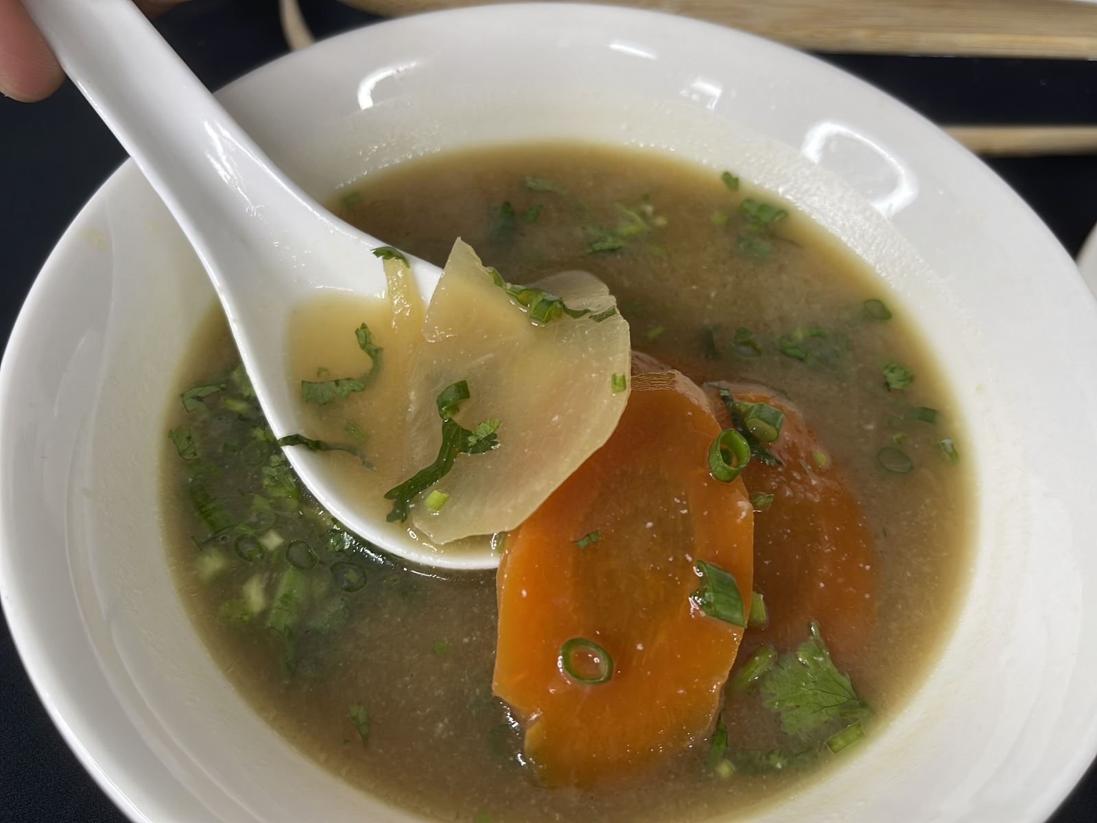 Món súp cá cơm đậu nành